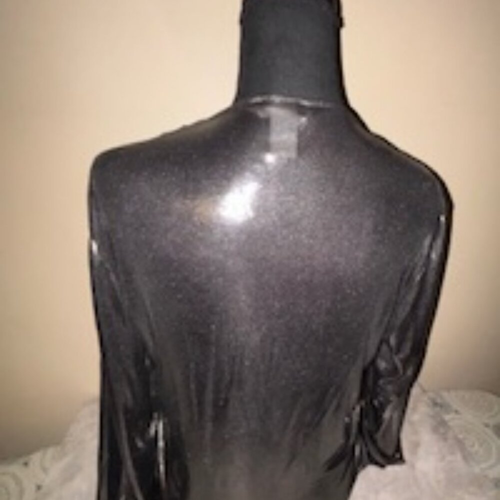 H&M, Metallic Blouse Bodysuit, XL - Picture 2 of 4